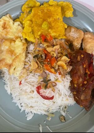 Foto resep Nasi Liwet Rice Cooker
