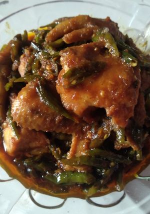 Foto resep Ayam Kecap Cabe Ijo