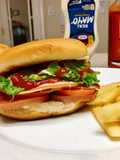 Hamburger for breakfast