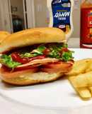 Hamburger for breakfast