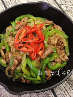 青椒炒牛肉 的食譜成品照片