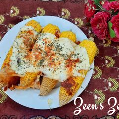 A picture of Mexican Corn on the Cobs.