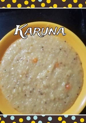 A picture of Dalia ki khichdi.