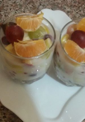 صورة لوصفة سلاطة فواكه