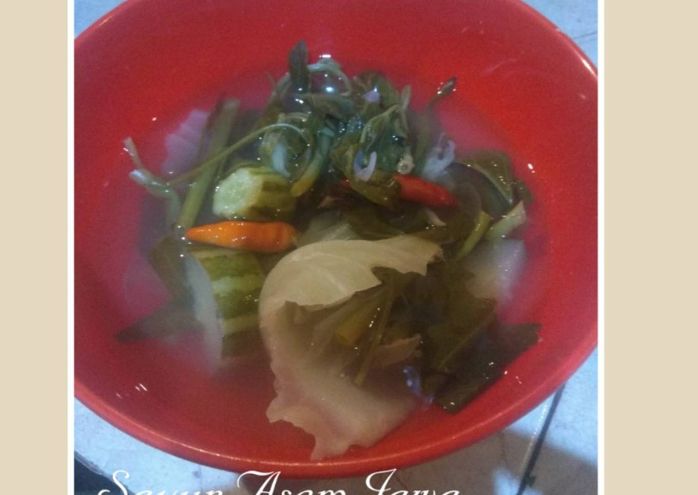 Sayur asem Jawa