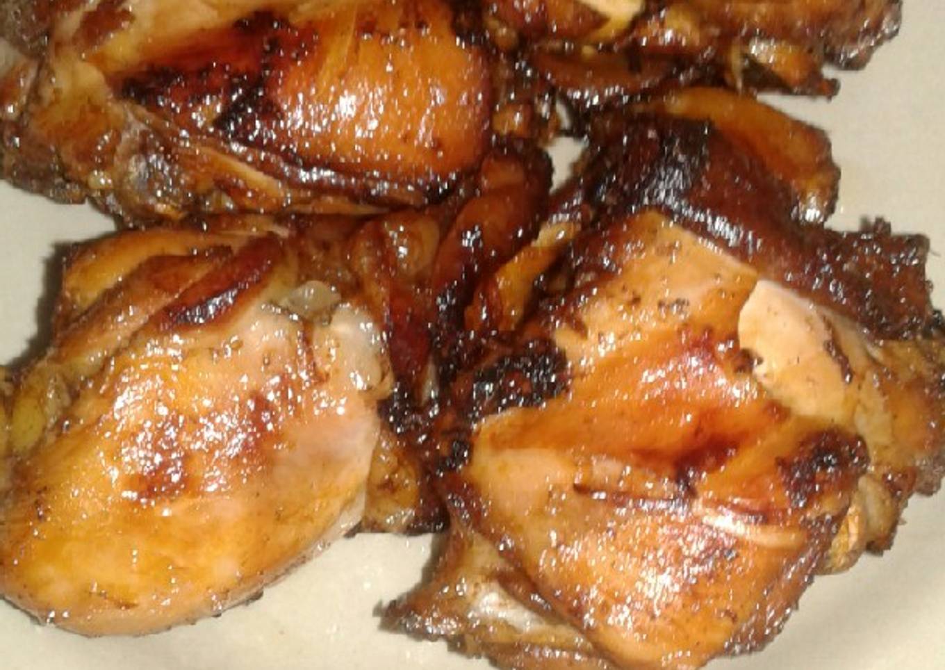 Ayam panggang sauce inggris