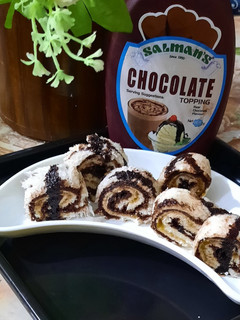A picture of Chocolate pinwheel sandwich 🥪 😋.