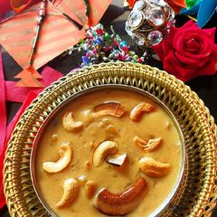 A picture of Pineapple Jagarry Payasam.