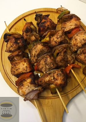 A picture of Chicken kebab.
