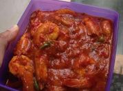 Gambar tempoyak udang pete