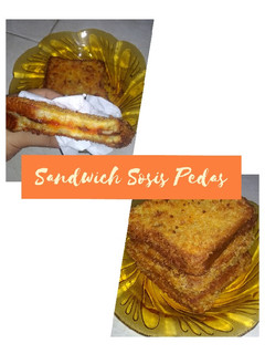 Foto resep Sandwich Sosis Pedas #AlaAnakKos