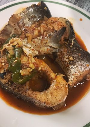 Hình của món Cá basa kho tàu.