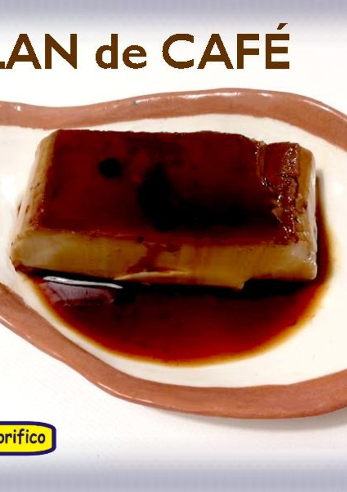 Una foto de Flan de café