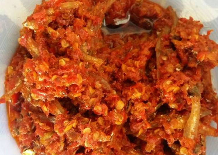 Sambal teri (stock dirumah)