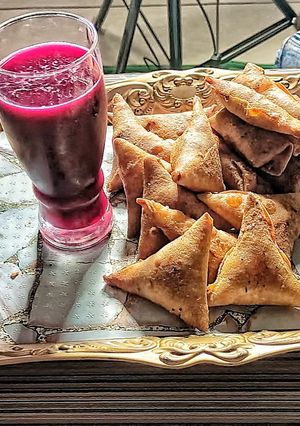 Samosa da lamun carrot🥕 da bitr ainihin hoton girkin