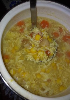 Foto resep Sup Jagung Scallop