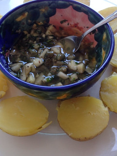 Una foto de Patatas con vinagreta de especias