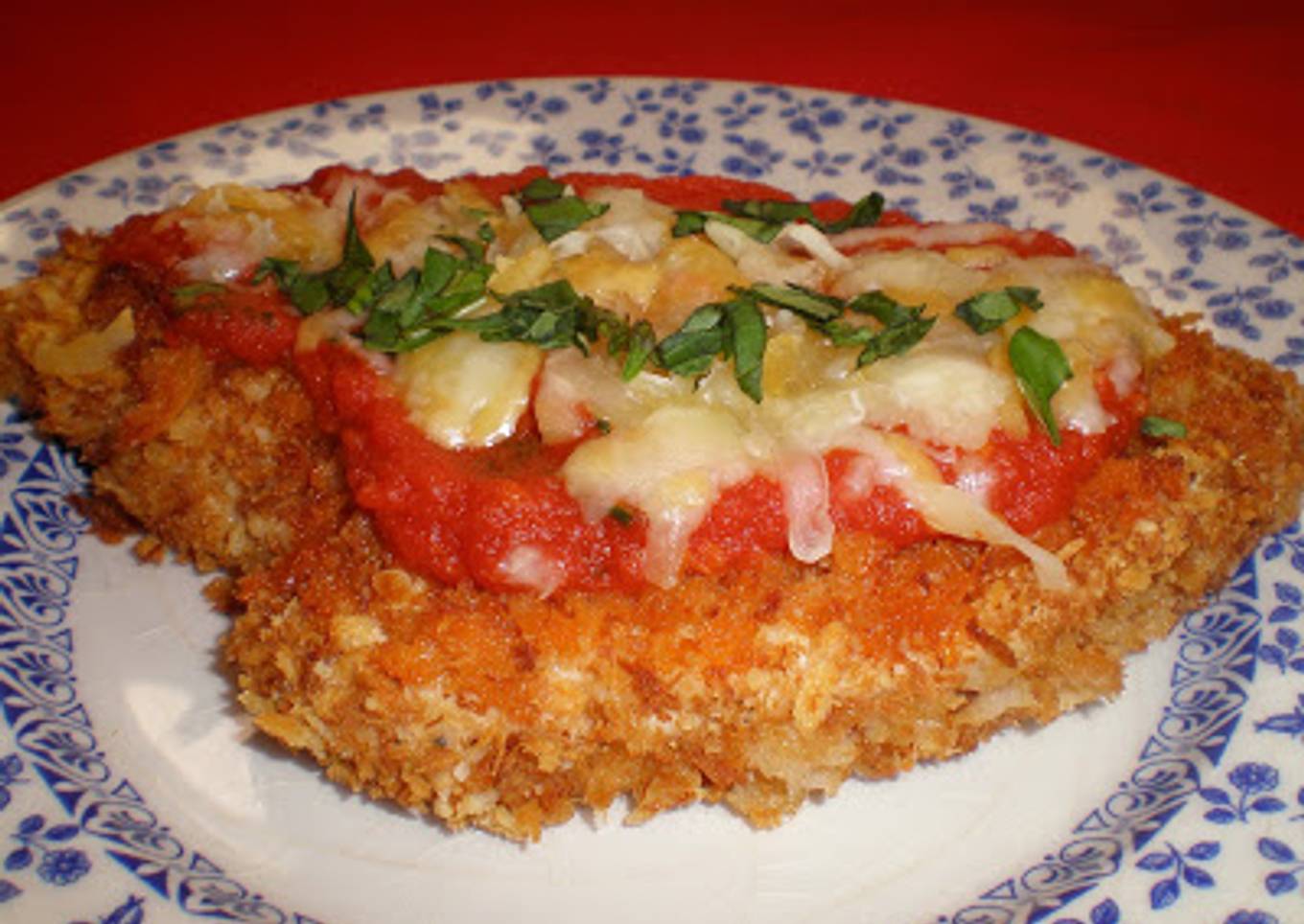 Pollo a la parmesana bajo en calorías