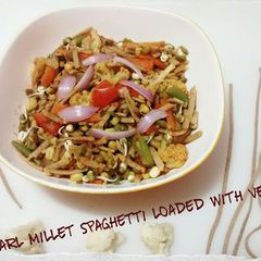 A picture of Pearl Millet Spaghetti.