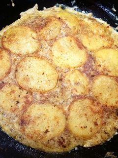 Una foto de Torta Volteada de Papa
