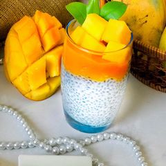 Mango chia pudding (2) A picture of Mango chia pudding (2).