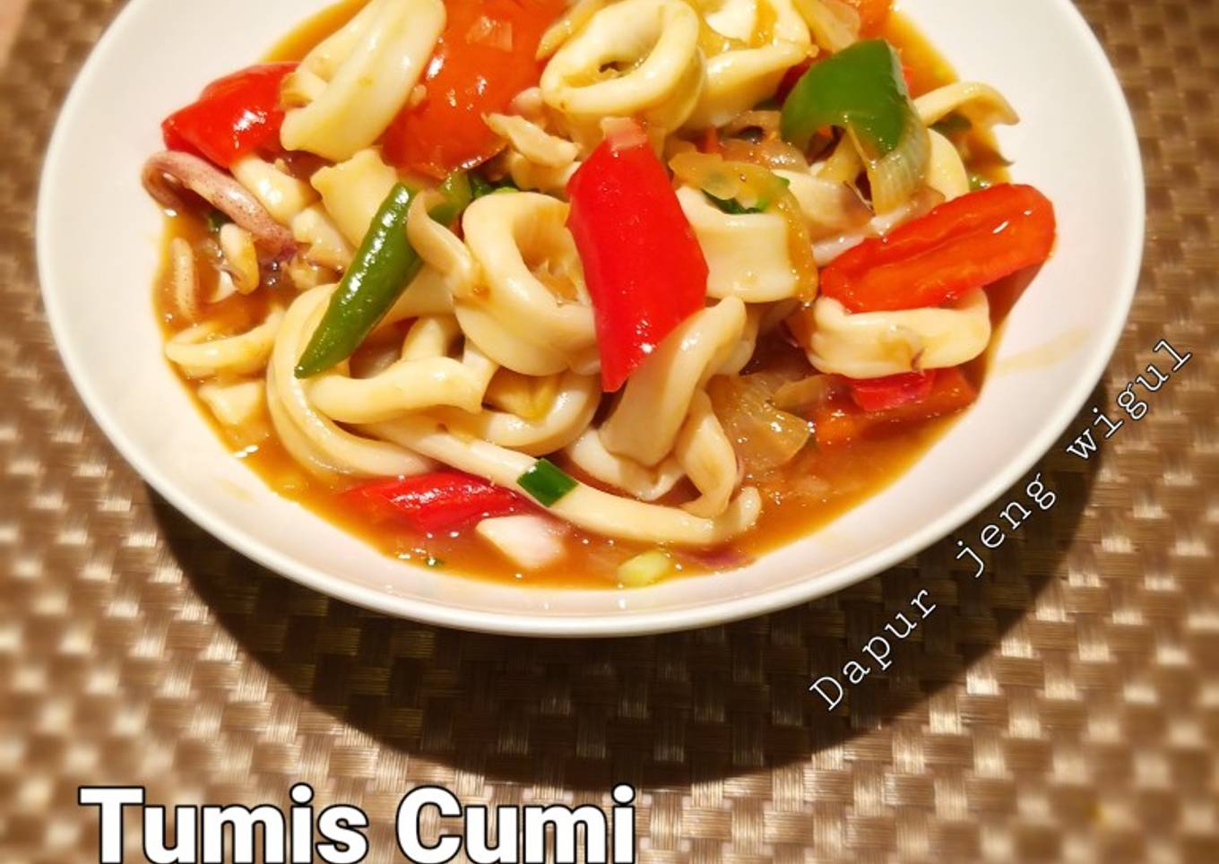 182.Tumis Cumi Kuah