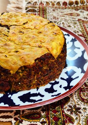 عکسی از دستور میگو پلو