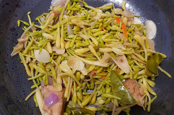 Resep Tumis bunga pepaya Anti Gagal