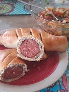 Una foto de Choripán estilo chaparrita