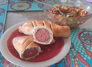Una foto de Choripán estilo chaparrita