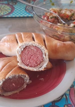 Una foto de Choripán estilo chaparrita