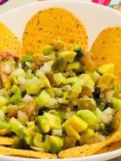 Una foto de Nachos frescos