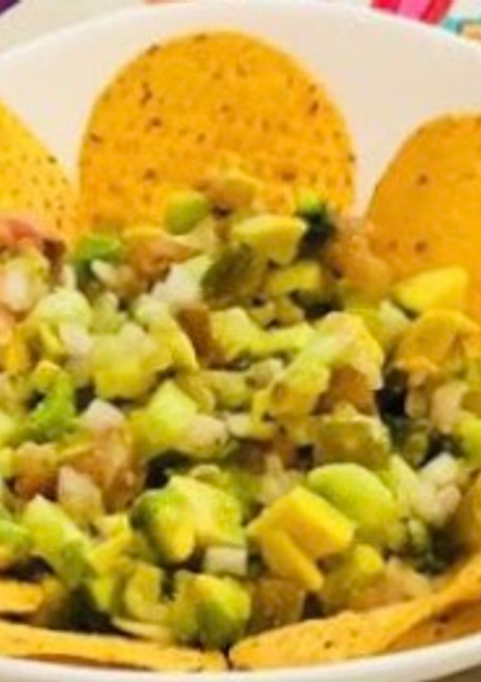 Una foto de Nachos frescos