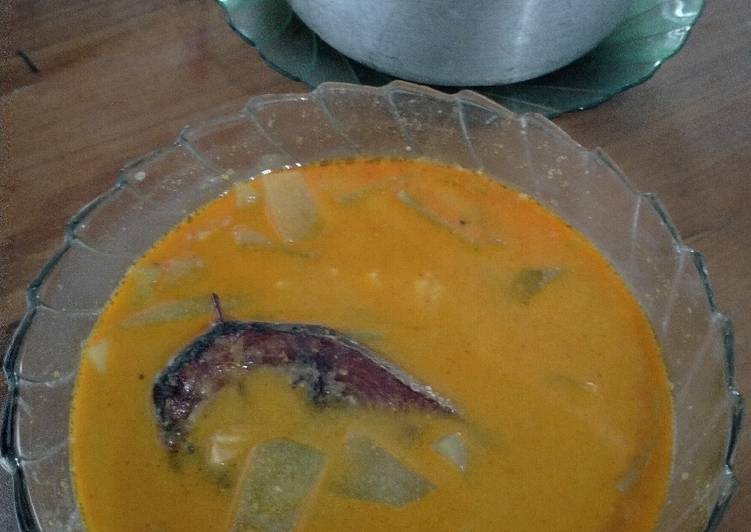 Sayur Lodeh pedes bumbu lengkap