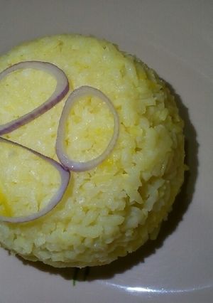 A picture of Tumeric rice.