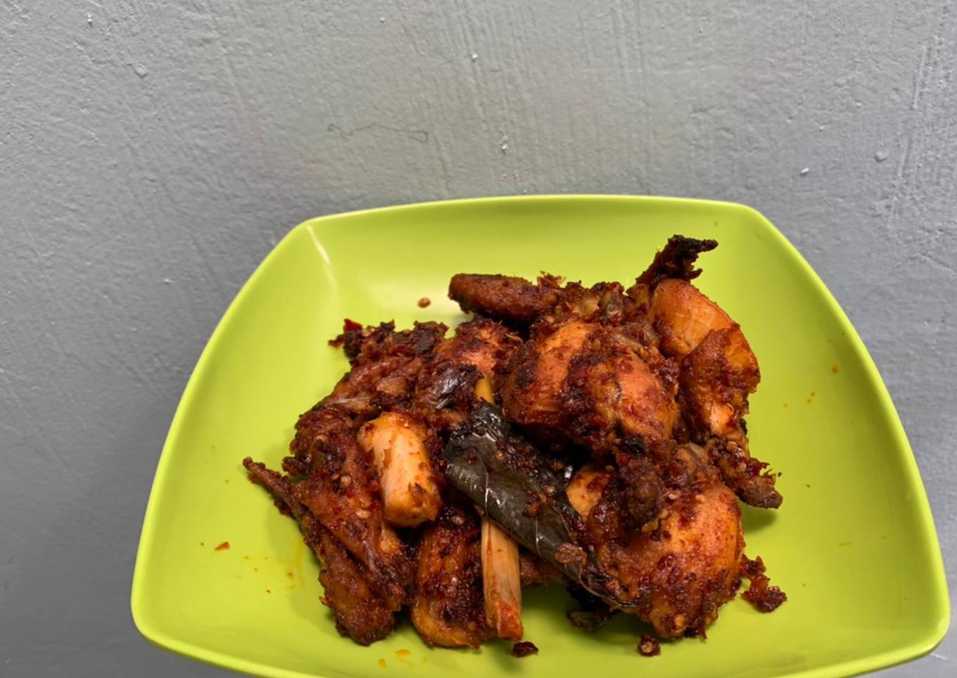Ayam balado kering