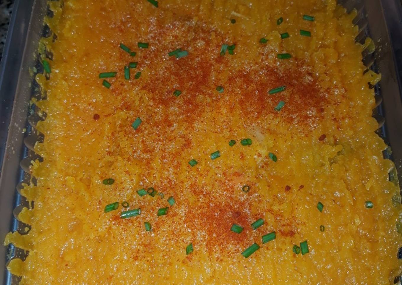 Pastel de calabaza y atún