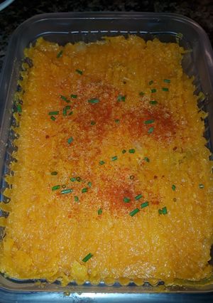 Una foto de Pastel de calabaza y atún