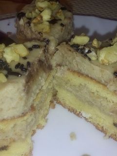 Diókrémes szelet recept fotója