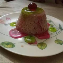 A picture of Paneer cup cake.