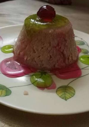 A picture of Paneer cup cake.