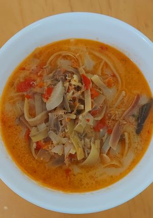 Foto resep Lodeh jantung pisang