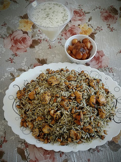 عکسی از دستور پلو شوشتری