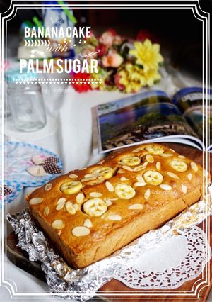 Foto resep Kue Pisang Gula Palem (Banana Cake with Palm Sugar)