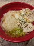 Ramen con Pollo e Spaghetti di riso