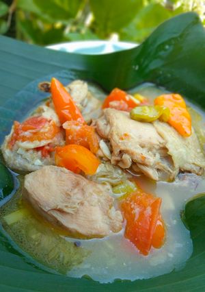 Foto resep Garang asem ayam tanpa santan tanpa bungkus daun