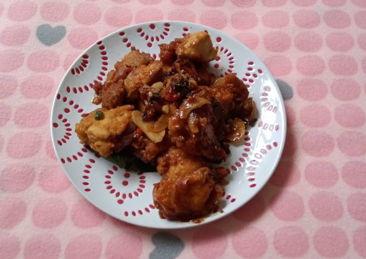 Resep Ayam tepung saus tiram Lezat