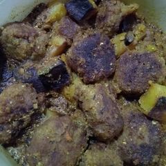 Raw banana kofta curry A picture of Raw banana kofta curry.