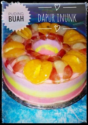 Foto resep 2.Puding Busa Buah