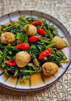 Foto resep Tumis kangkung tauco